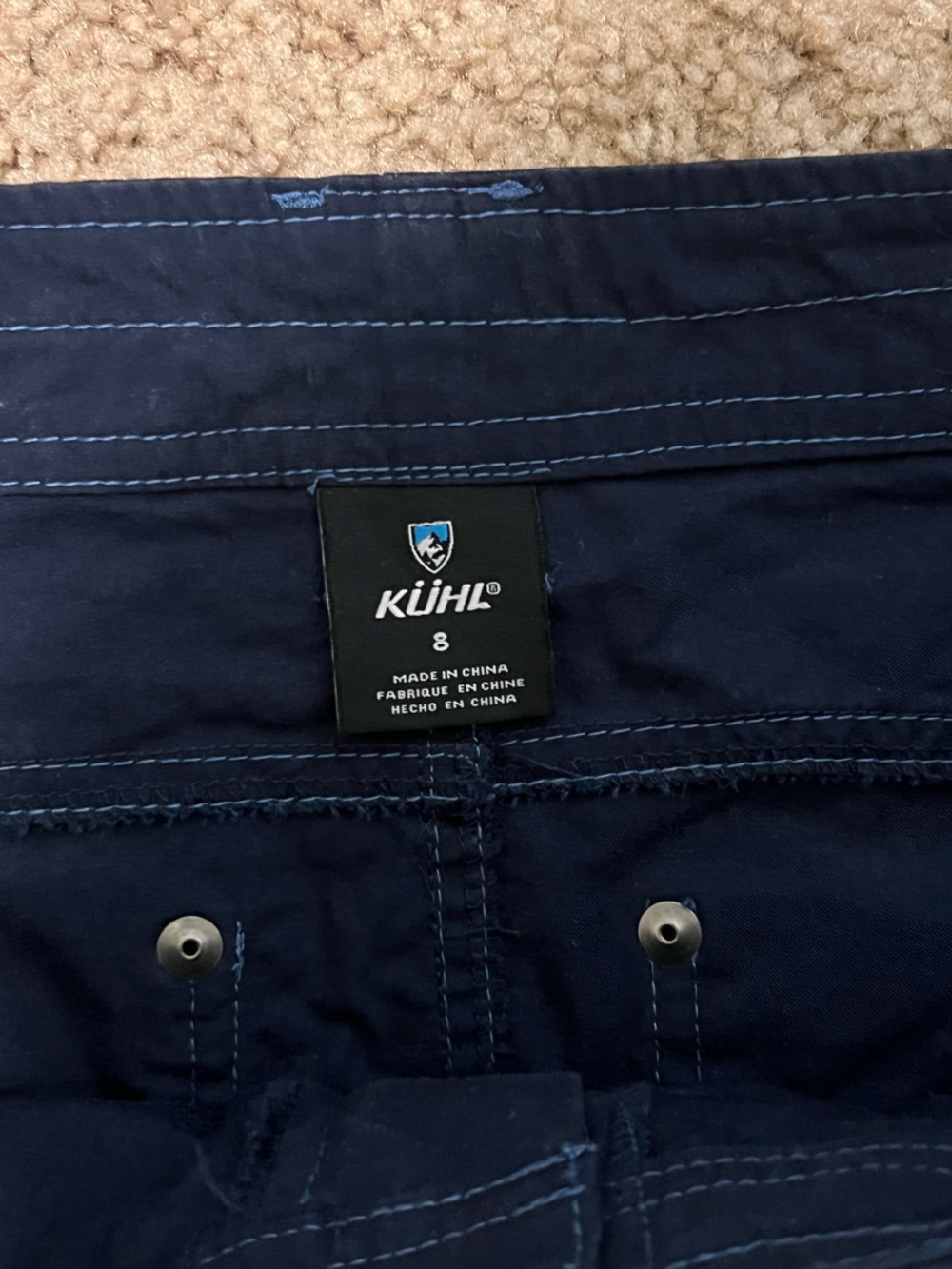 Kuhl Navy Blue Women's Shorts - Picture 7 of 7
